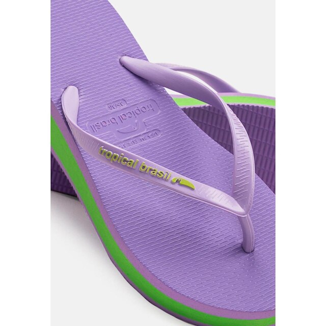 Chinelo Tropical Brasil Tamanco Anabela Feminino