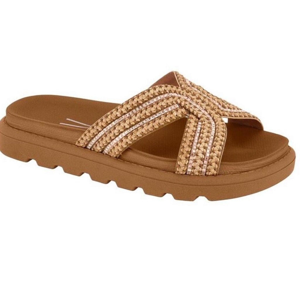 Chinelo Vizzano Camel Feminino Original 6549.142