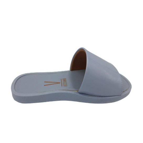 Chinelo Vizzano Slide Liso Feminina - Azul