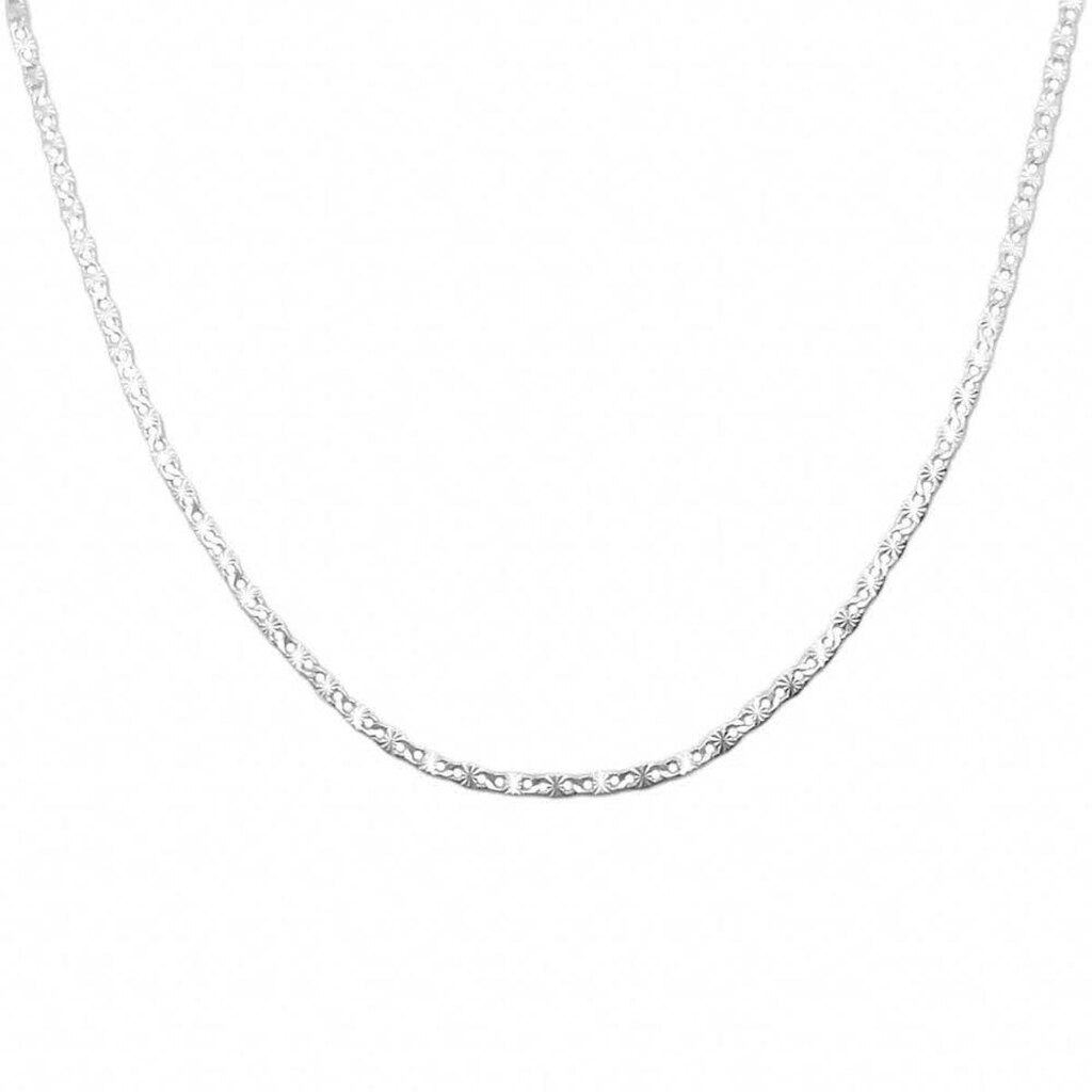 Chocker Chapinha Estampada Folheada a Prata