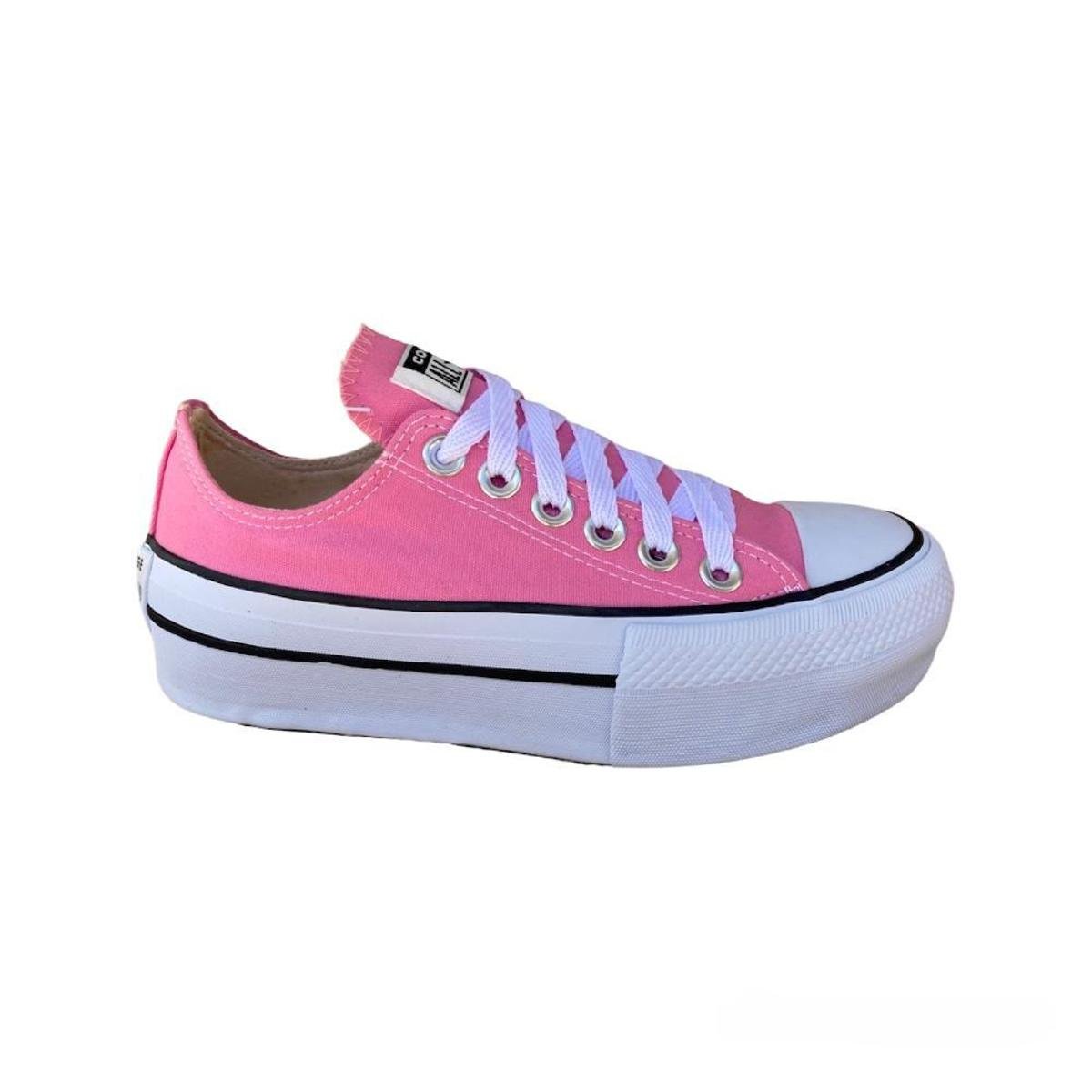 Chuck Taylor All Star Lift Plataforma - Rosa | Zattini