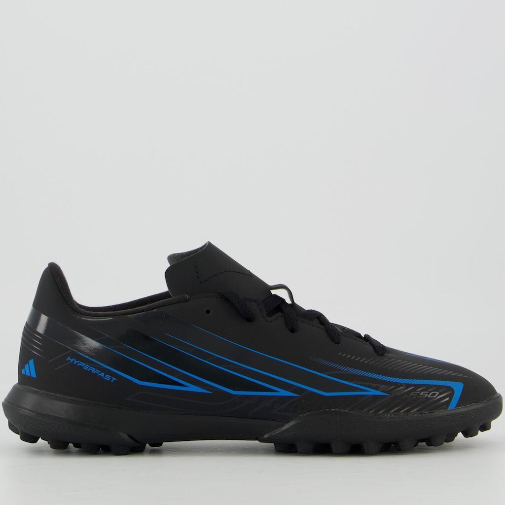 Chuteira Adidas F50 Hyperfast Club Society Juvenil Preta