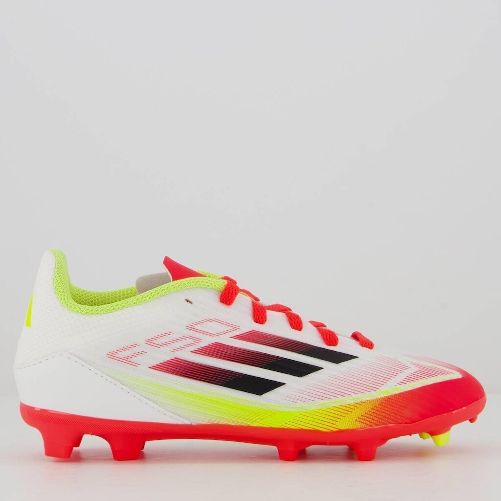 Chuteira Adidas F50 League FG/MG Campo Juvenil Branca