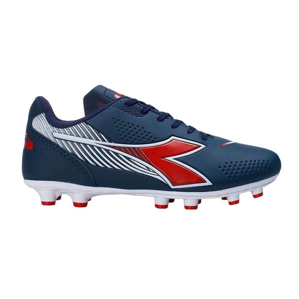 Chuteira Diadora Campo Mondiale Alemanha Masculino - Marinho e Vermelho