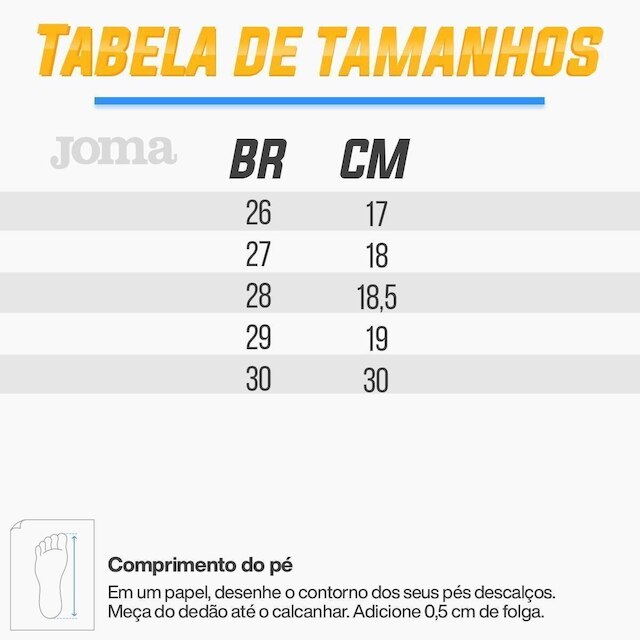 Chuteira Futsal Joma Evolution Infantil