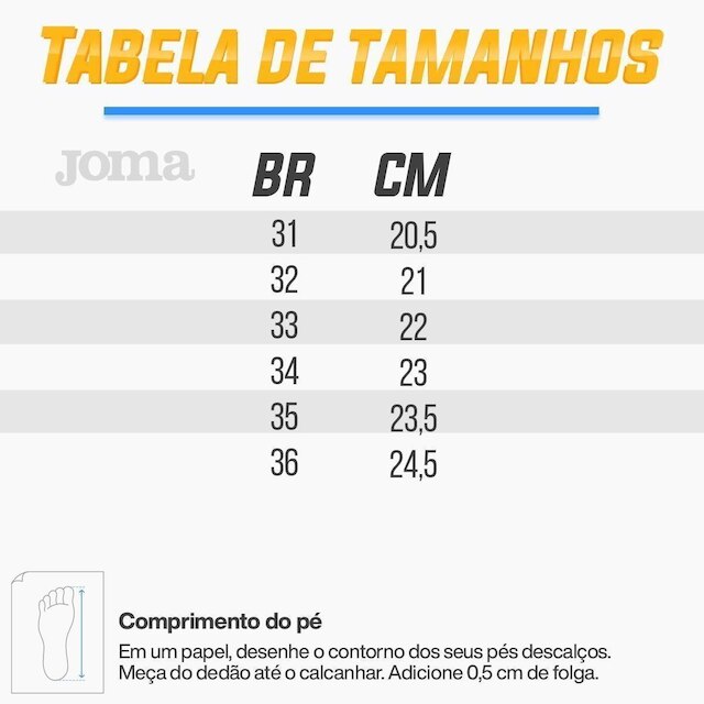 Chuteira Futsal Joma Evolution JR