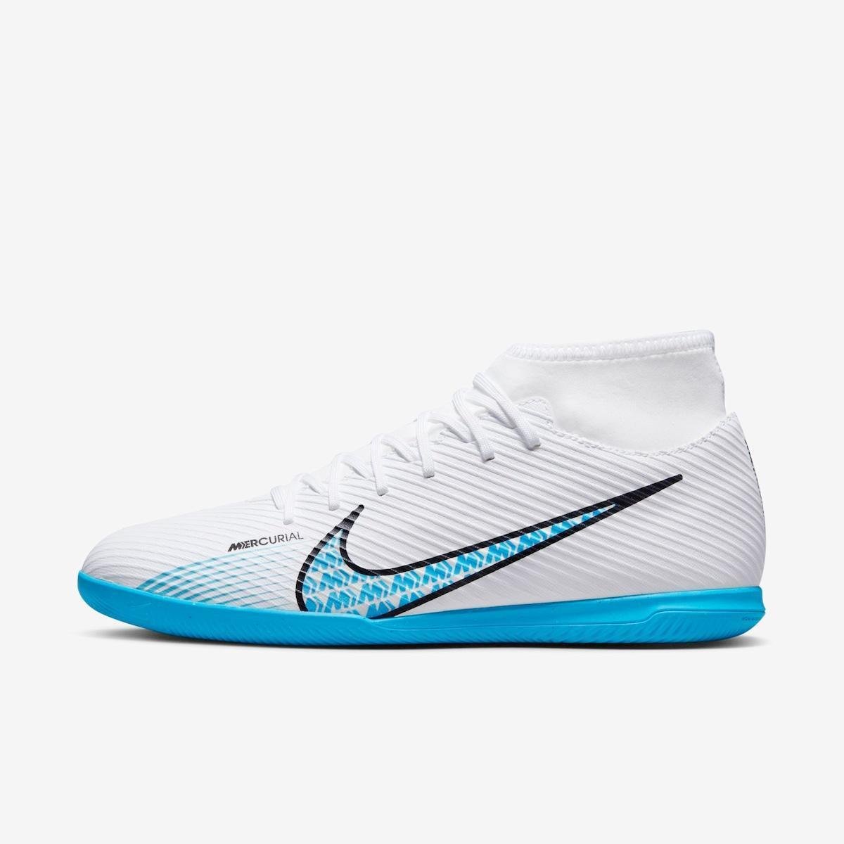Chuteira Nike Superfly 9 Club Futsal - Branco Menor preço em Chuteira Nike Superfly 9 Club Futsal - Branco