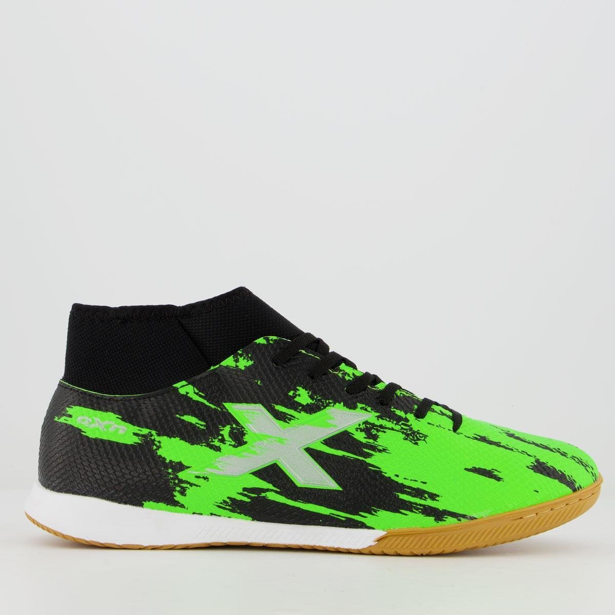 Chuteira Oxn Fusion Grip 3 Neo Futsal Preta e Verde é ruim? Chuteira Oxn Fusion Grip 3 Neo Futsal Preta e Verde é boa?