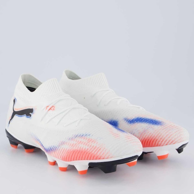 Chuteira Puma Future 8 Match FG/AG Campo Branca