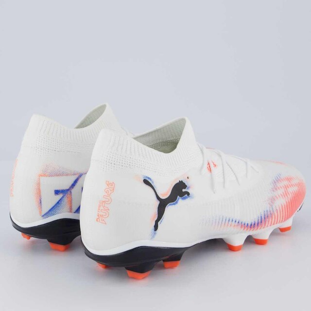 Chuteira Puma Future 8 Match FG/AG Campo Branca