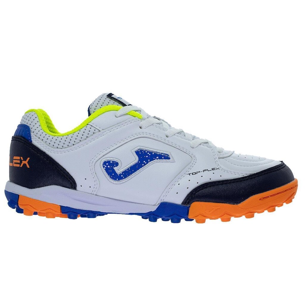 Chuteira Society Infantil Menino Joma Top Flex JR Branca