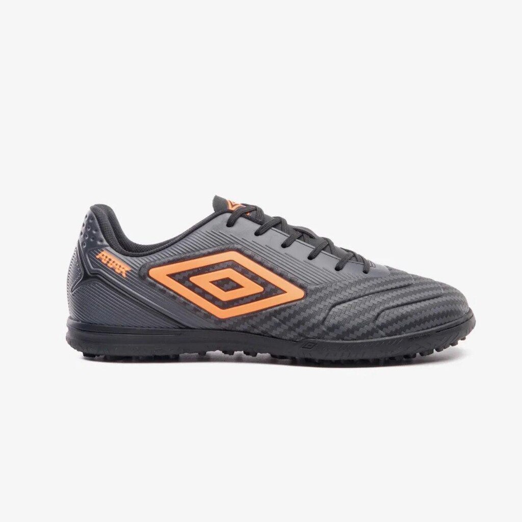 Chuteira Society Umbro Attak III - Preto/Grafite
