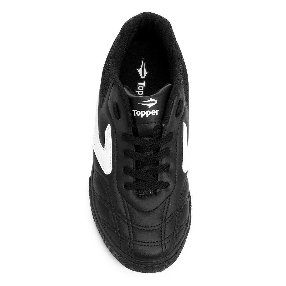 Chuteira Topper Dominator 3 Futsal Masculino Menor preço em Chuteira Topper Dominator 3 Futsal Masculino