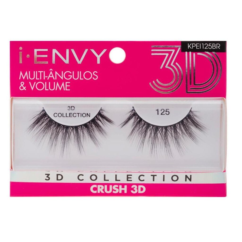 Cílios Postiços Kiss NY I-Envy – 3D Collection 125