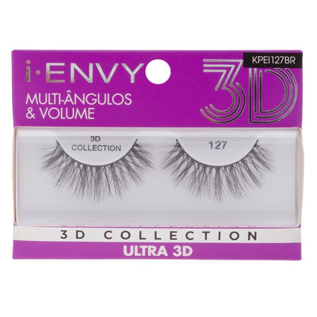 Cílios Postiços Kiss NY I-Envy – 3D Collection 127