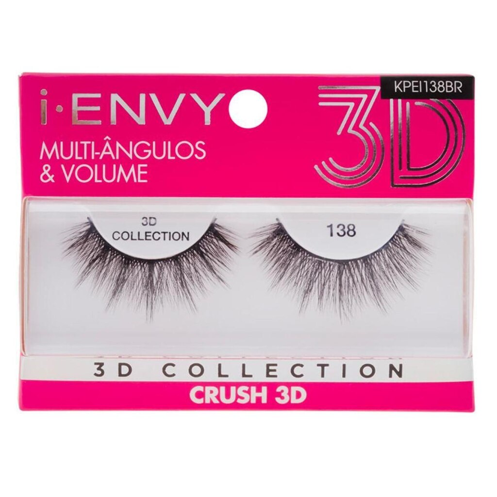 Cílios Postiços Kiss NY I-Envy – 3D Collection 138