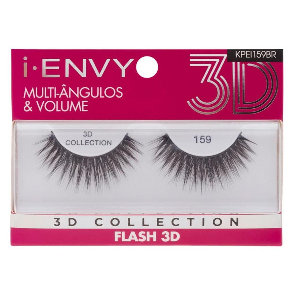 Cílios Postiços Kiss NY I-Envy – 3D Collection 159