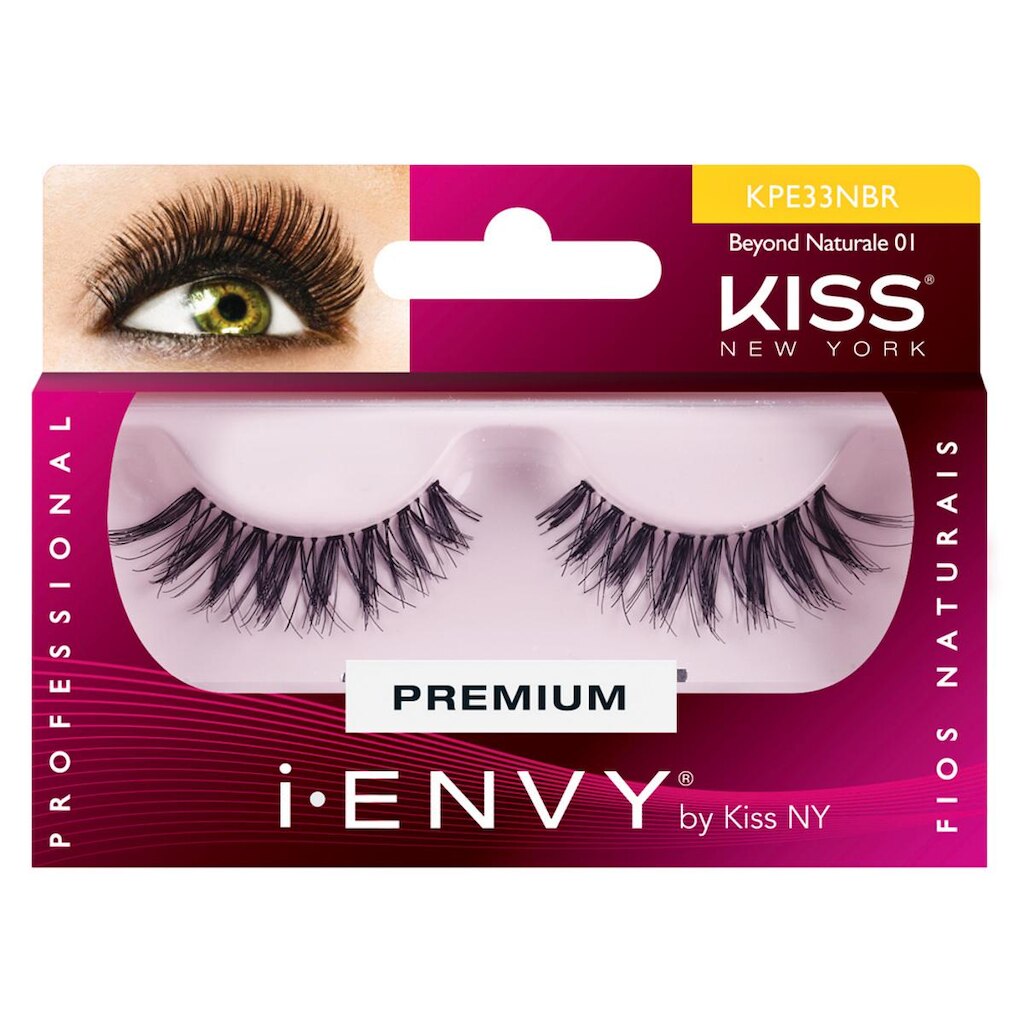 Cílios Postiços Kiss NY - I-Envy Beyond Naturale Pack Unitário
