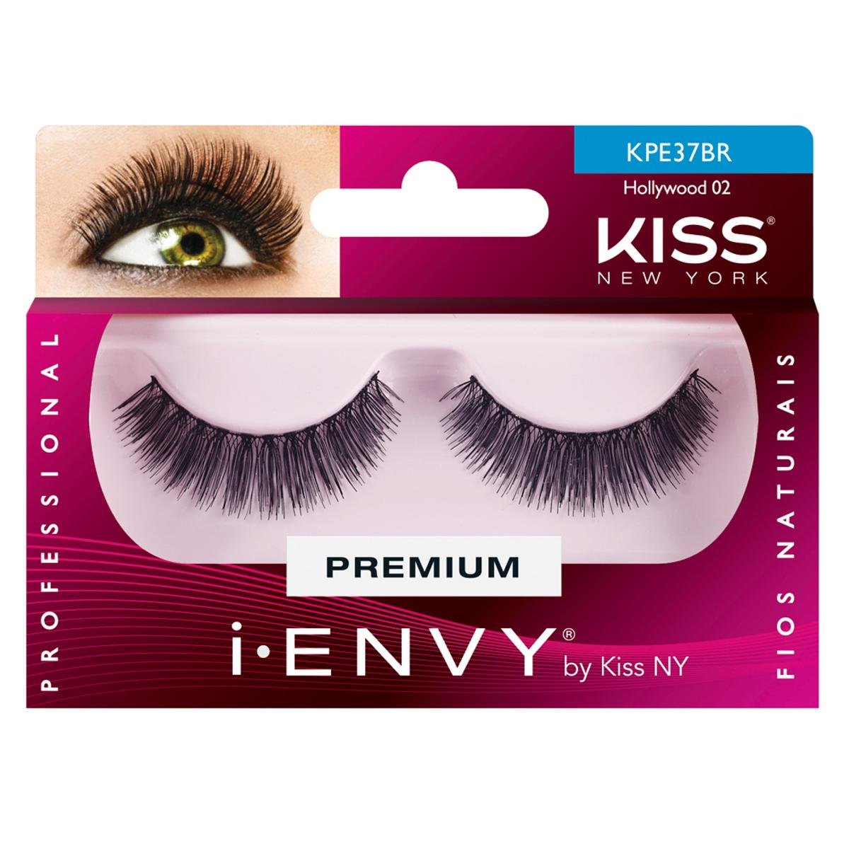 Cílios Postiços Kiss NY - I-Envy Hollywood Pack Unitário Menor preço em Cílios Postiços Kiss NY - I-Envy Hollywood Pack Unitário
