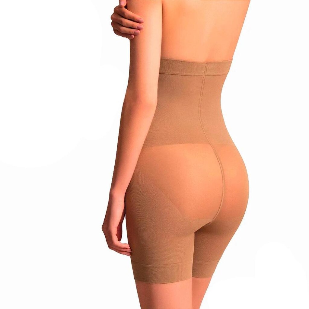 Cinta Shorts Modelador Cós Alto C/ Silicone Selene Alta Comp