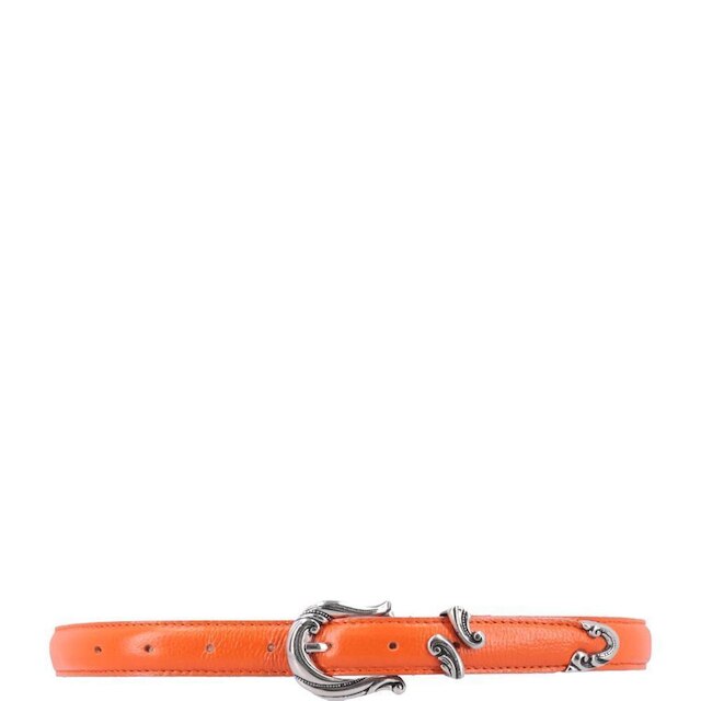Cinto Allegra de Couro com Fivela de Metal Bauarte