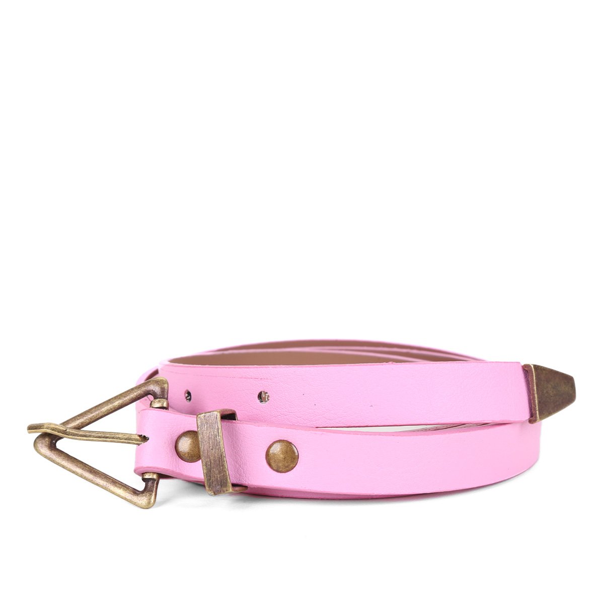 Cinto Atelier dos Cintos Triângulo Feminino - Rosa Menor preço em Cinto Atelier dos Cintos Triângulo Feminino - Rosa