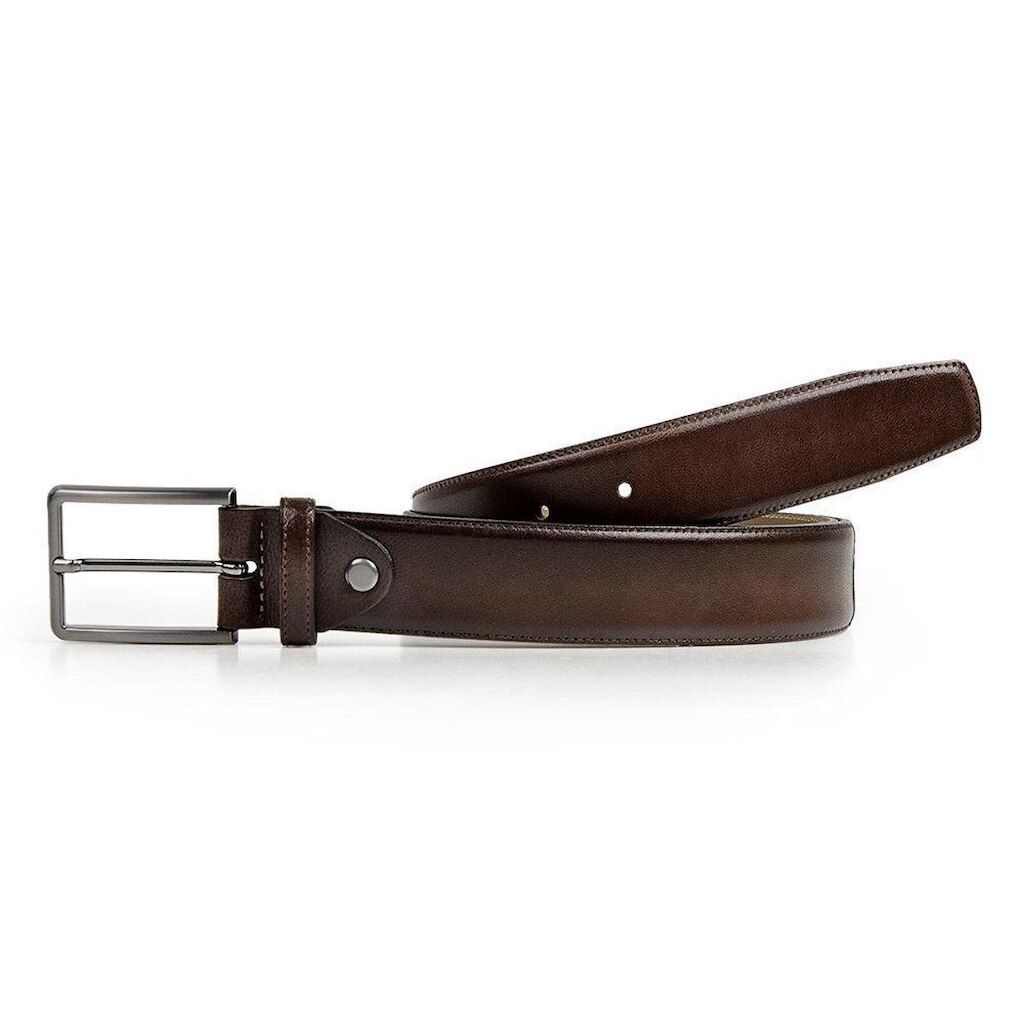 Cinto Casual Masculino Couro Pelica Fivela Metal Dia a Dia