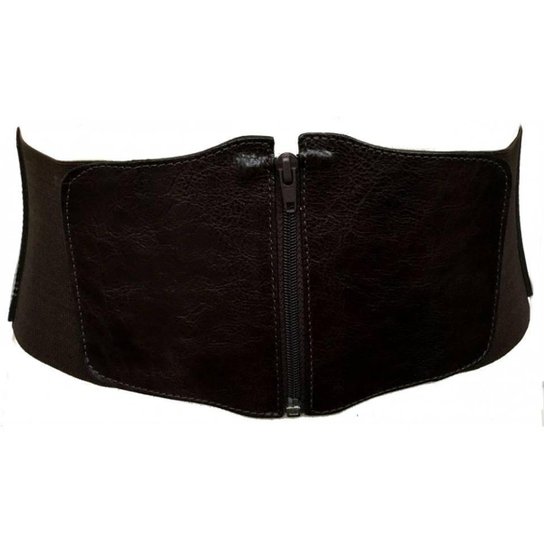 Cinto Cinto Exclusivos de Couro Corselet Feminino - Marrom