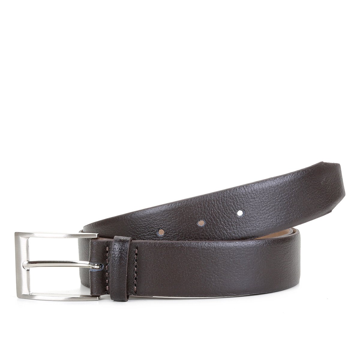 Cinto Couro Hastato Calabria Masculino - Café Menor preço em Cinto Couro Hastato Calabria Masculino - Café