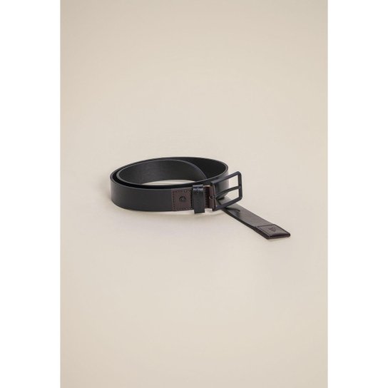 Cinto Couro Lancaster Masculino - Preto