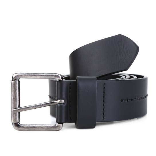 Cinto Couro Shoestock Linha Masculino - Preto