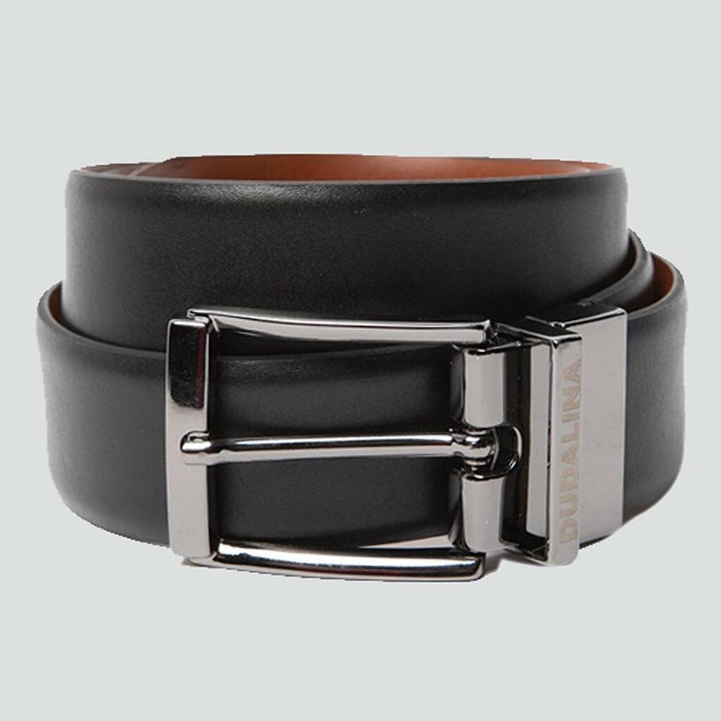 Cinto de Couro Dudalina Dupla Face Masculino