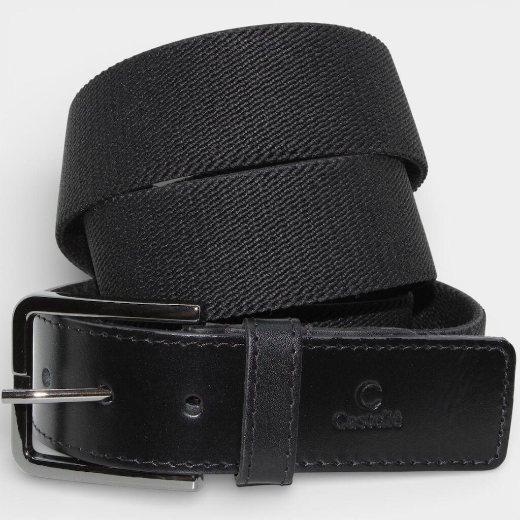 Cinto de Elástico Couro Casteliê Masculino
