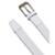 Cinto de Golf Under Armour Braided Masculino - Branco
