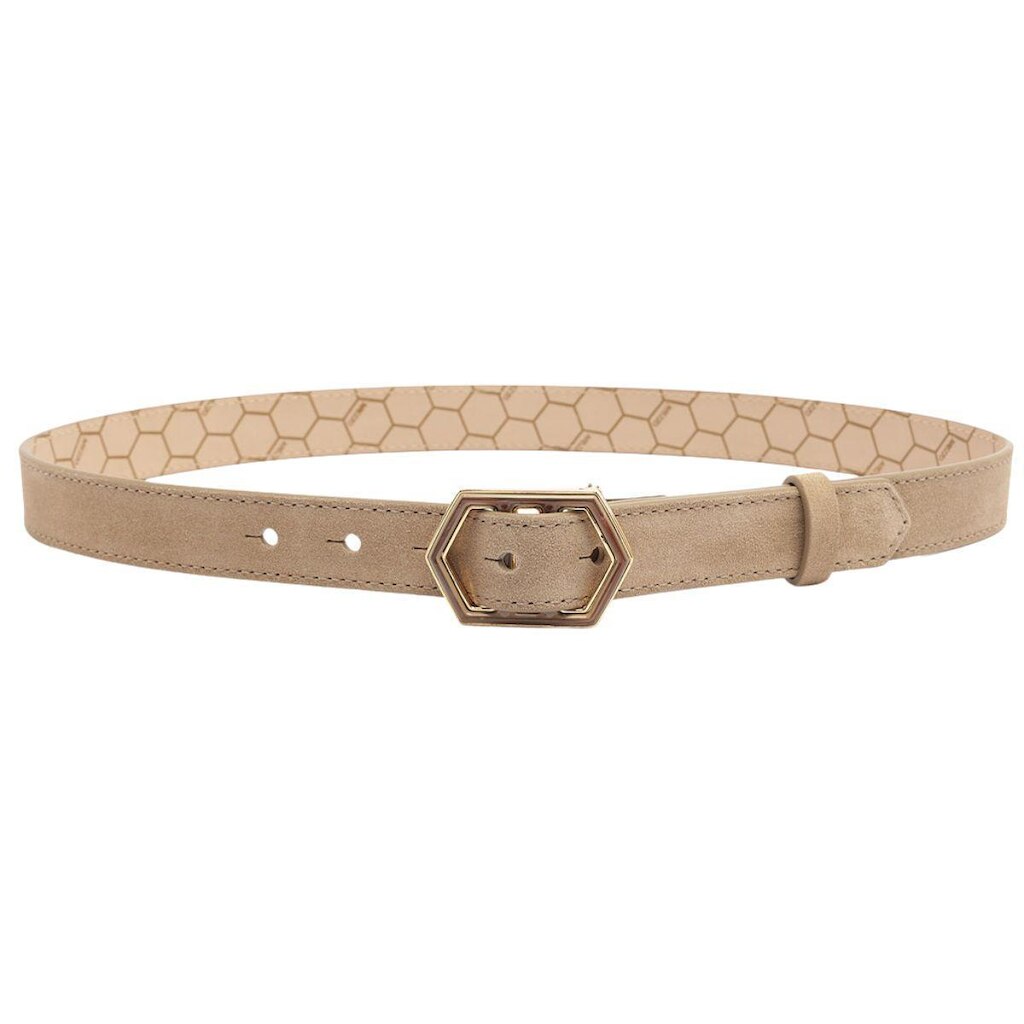 Cinto Feminino Couro Fivela Hexagonal Lançamento Arezzo