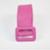 Cinto Feminino Faixa Fivela Forrada Retangular Rosa - Rosa