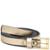 Cinto Fino Feminino em Couro Sapato Show 961 - Ouro