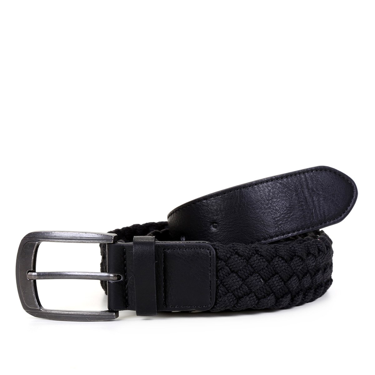 Cinto Hering Cadarço Masculino - Preto Menor preço em Cinto Hering Cadarço Masculino - Preto