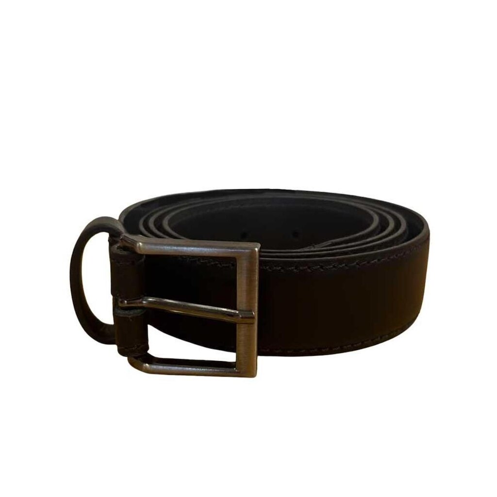 Cinto Hering Masculino Em Couro Com Fivela De Metal