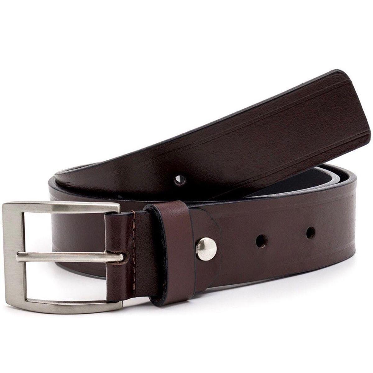 Cinto Masculino Casual Couro Legitimo Menor preço em Cinto Masculino Casual Couro Legitimo