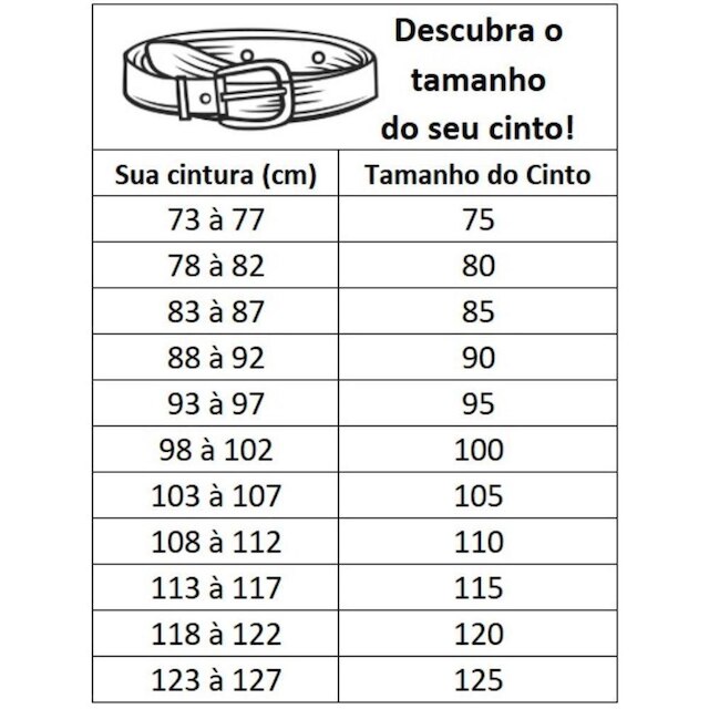 Cinto Masculino Couro Liso Fivela Metal Casual Dia a Dia