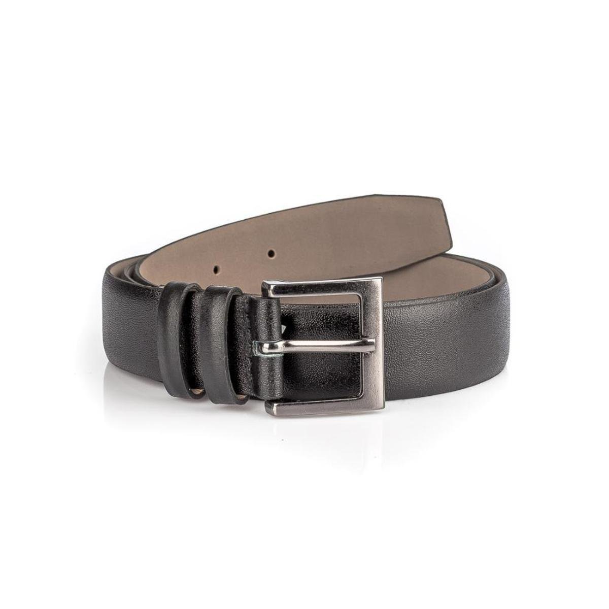 Cinto masculino de couro Éder Preto Menor preço em Cinto masculino de couro Éder Preto