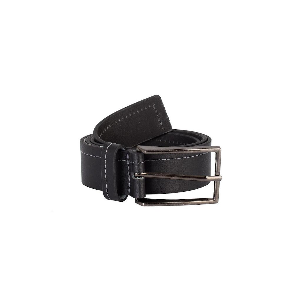 Cinto masculino de couro Gael - 95 - Preto