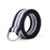 Cinto Masculino Gorgurão Lona Casual Elegante Meia Argola - Preto