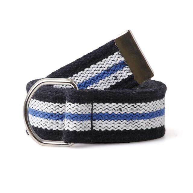 Cinto Masculino Gorgurão Lona Casual Elegante Meia Argola