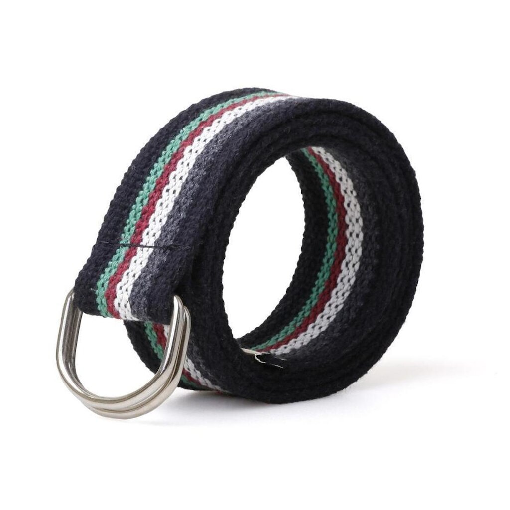 Cinto Masculino Gorgurão Lona Casual Elegante Meia Argola