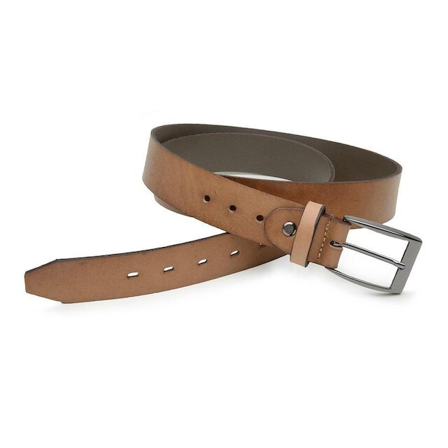 Cinto Masculino Marrom Tan Em Couro 1702