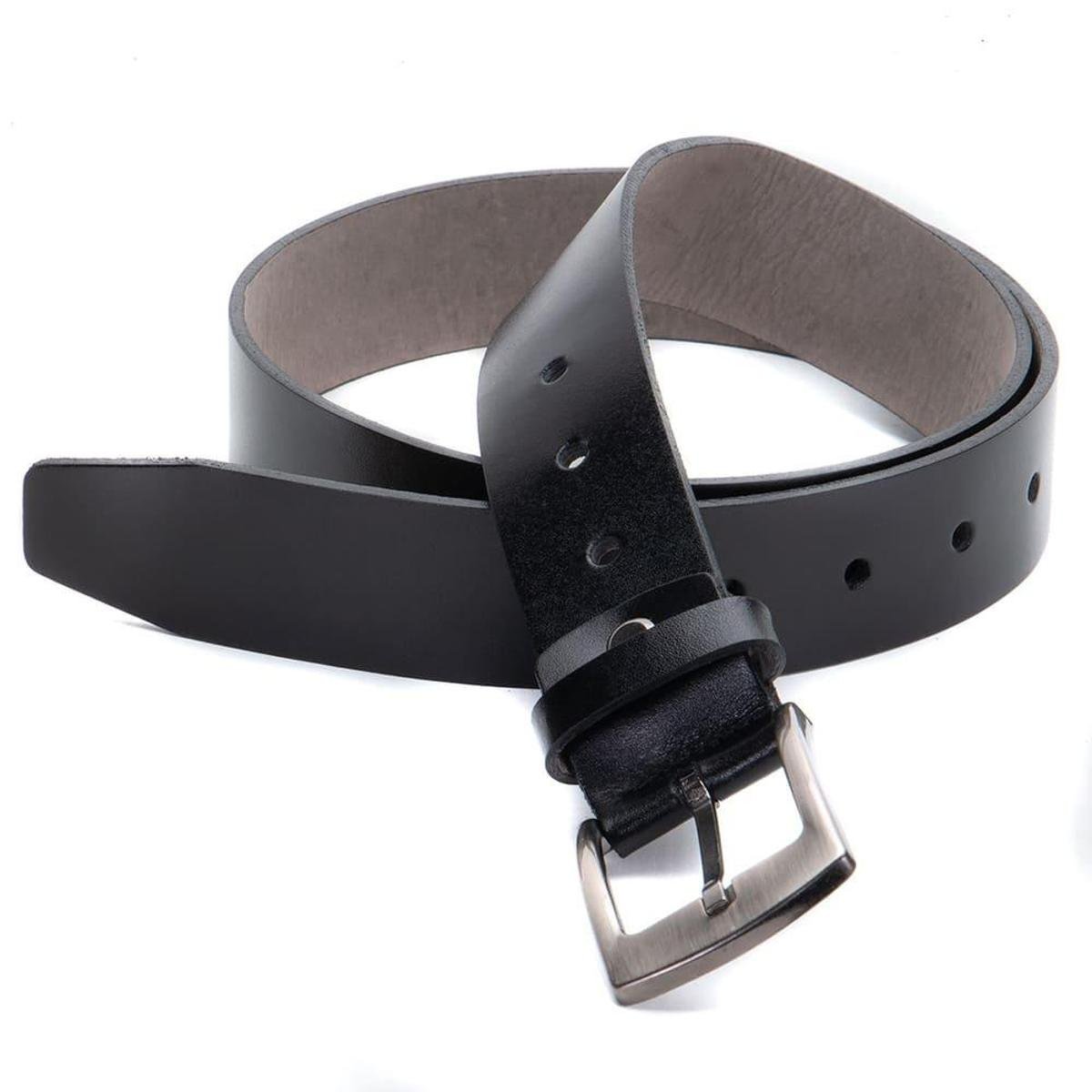 Cinto Masculino Social De Couro Premium 35mm Cor - Preto Menor preço em Cinto Masculino Social De Couro Premium 35mm Cor - Preto