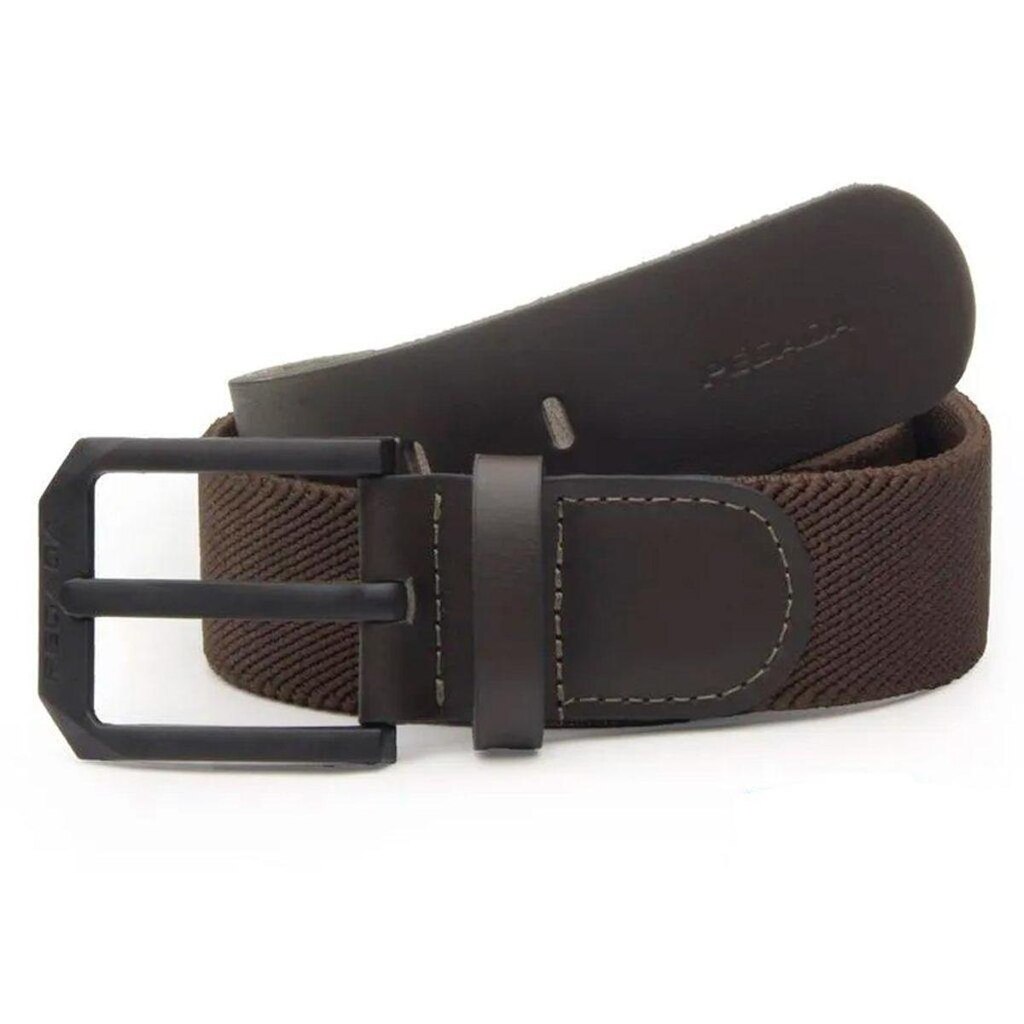 Cinto Pegada Masculino Casual Em Elástico e Couro Original