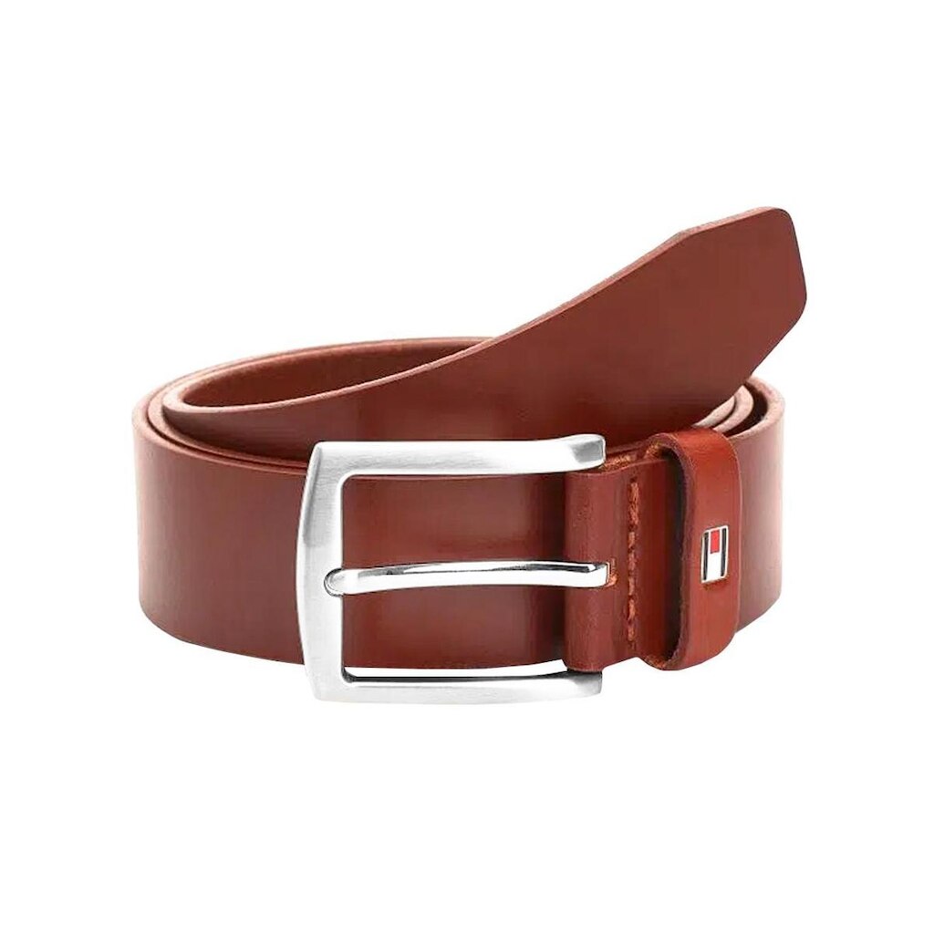 Cinto Tommy Hilfiger Masculino New Denton 3.5 Belt Marrom